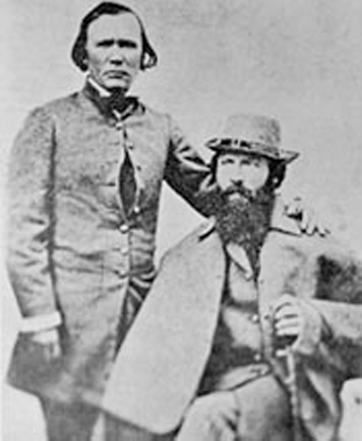 John Fremont and Kit Carson